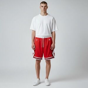 Adidas NBA‎ Bulls Swingman Shorts Men's Small Red 2012 Chicago Basketball Rare